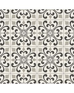 Progressions Amador Medallion Heirloom Gray 14x14